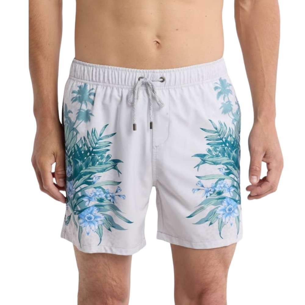 Vintage “Jungle Cheetah” Summer Tropical Print Swim Trunks NWT